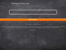 Tablet Screenshot of fishingcoosbay.com